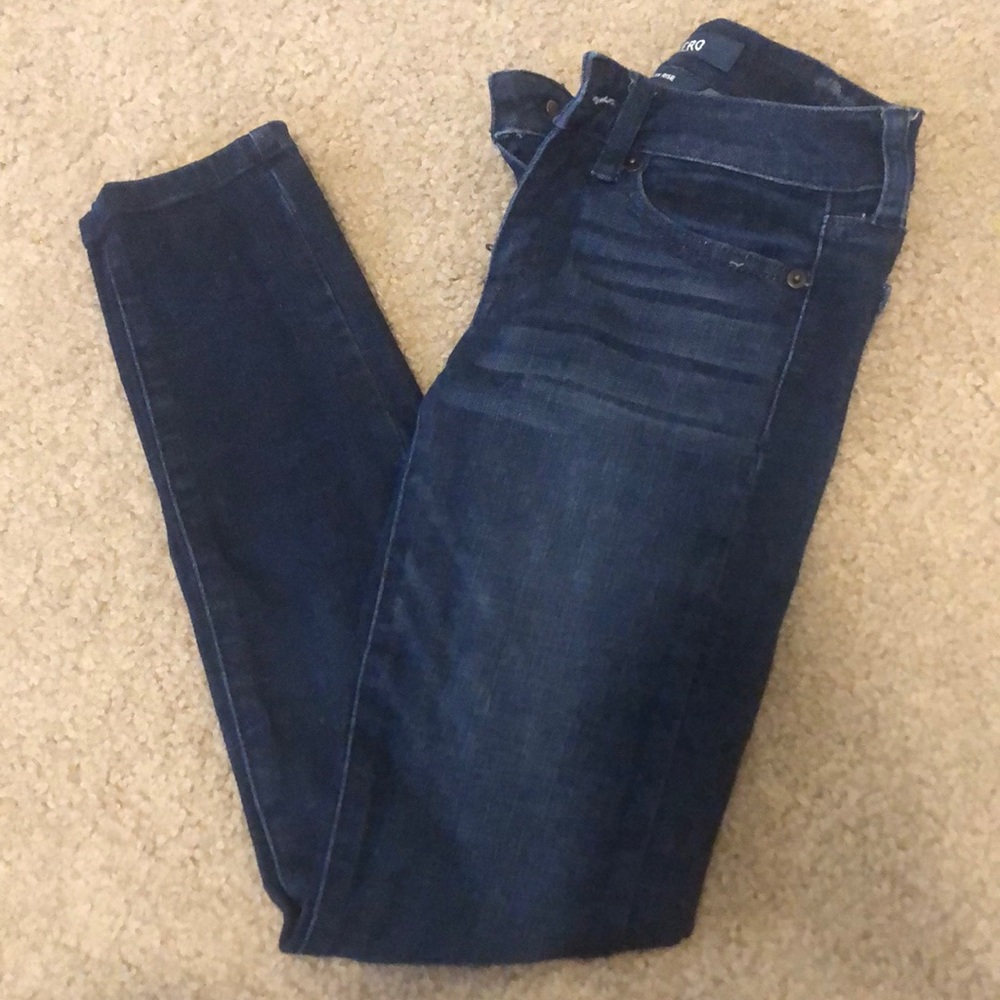Aeropostale 000 Dark Skinny Jeans